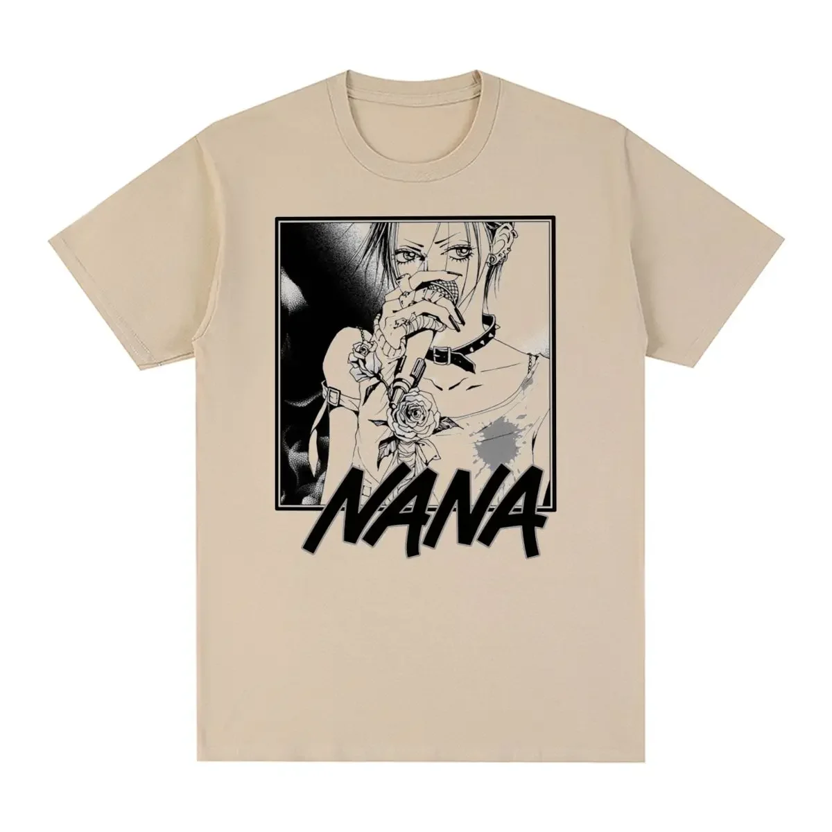 Black Stones NANA Osaki Vintage T-shirt  Gift Idea Unique Harajuku Cotton Men T shirt New Tee Tshirt Womens Tops