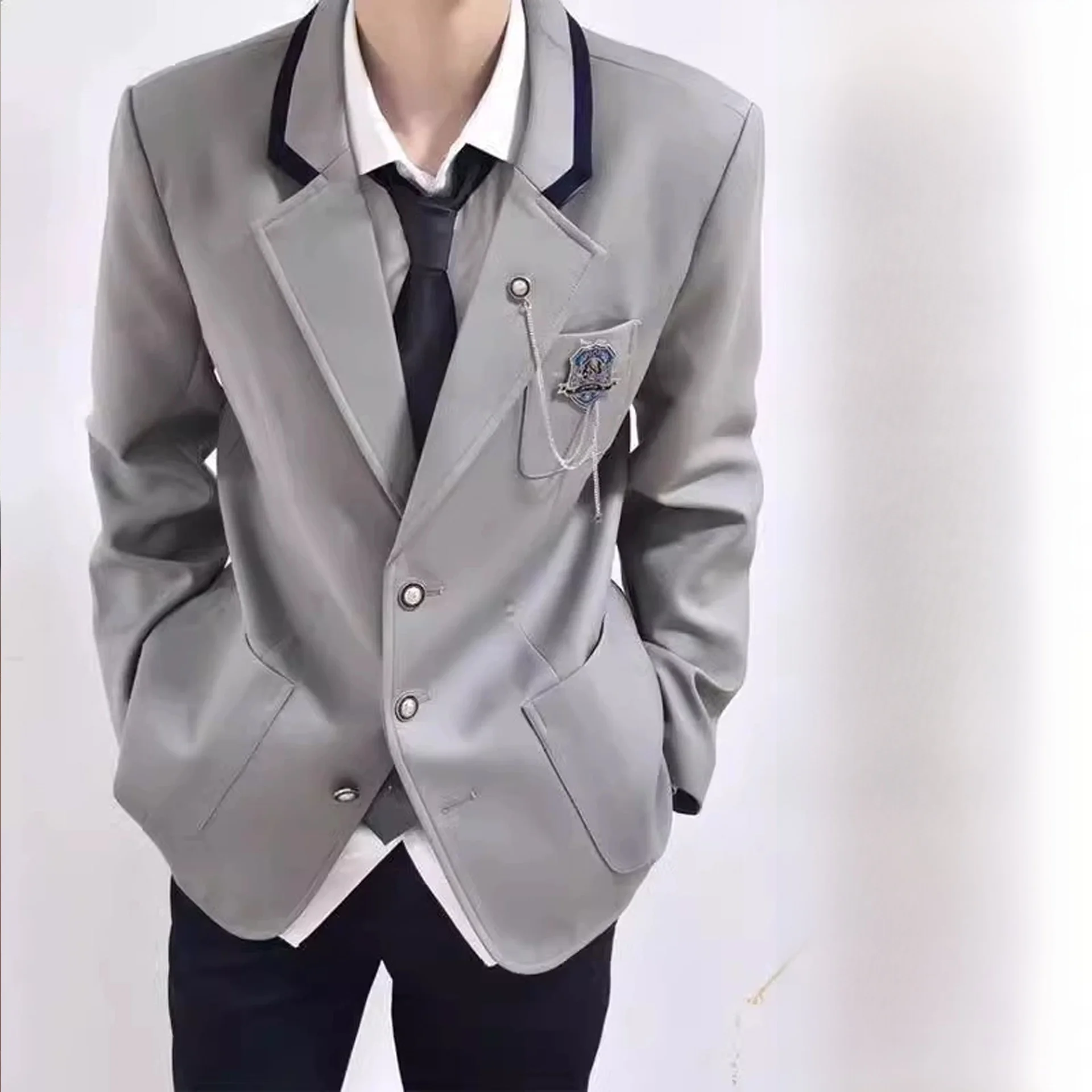Black suit [suit + shirt + trousers]