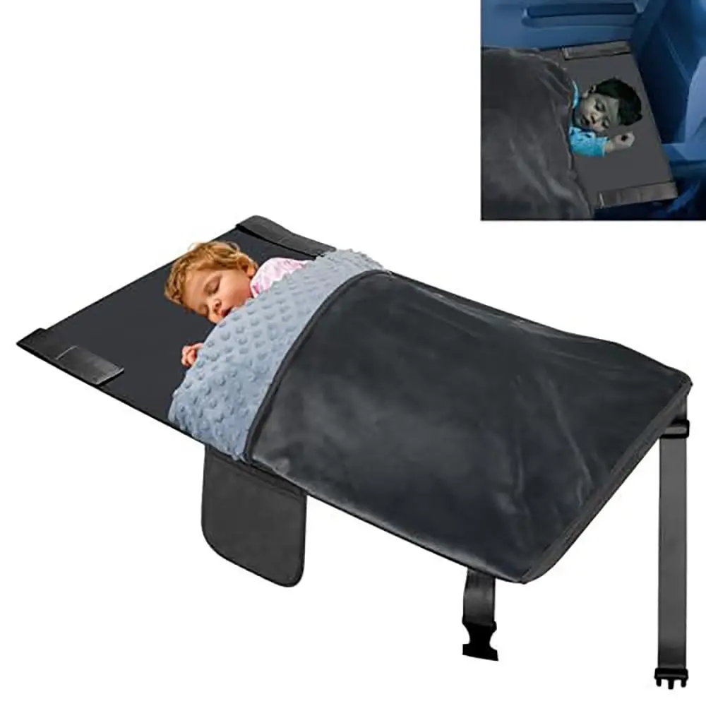 Portable Soft Toddler Airplane Bed Breathable Comfortable Toddler Travel Bed Skin-Friendly Foot Hammock Travel Essential