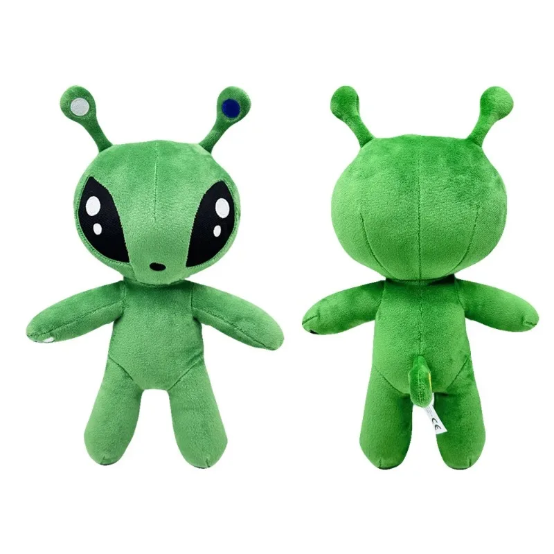 New cross-border AFTONSPARV green alien plush toy peripheral