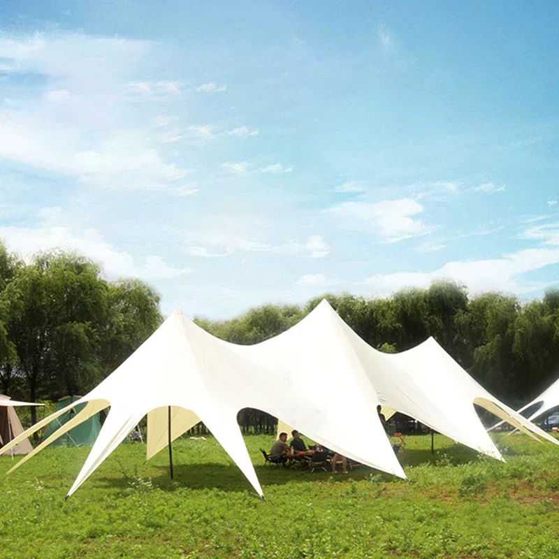 40 person outdoor waterproof strech marquee party wedding activity festival canopy big sun shade shelter stretch tent for events