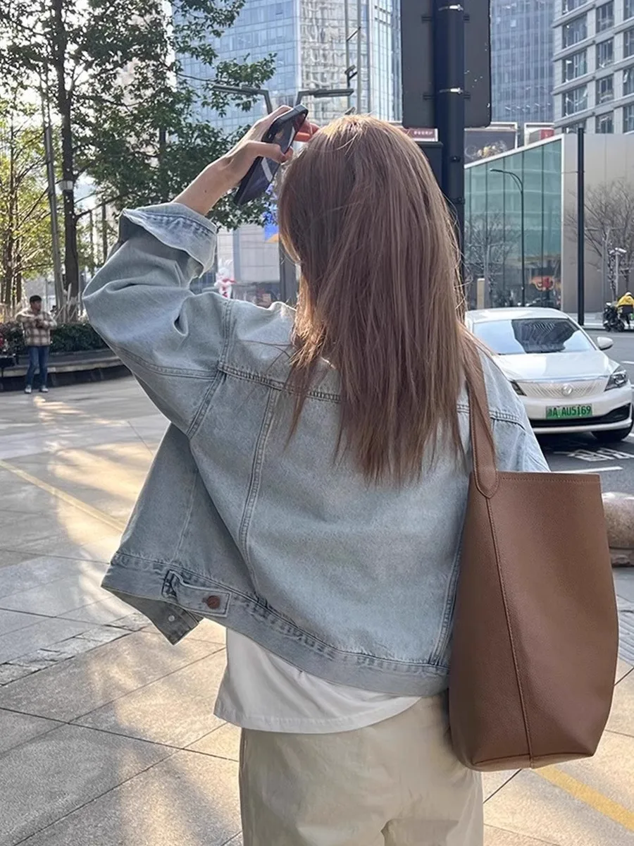 

Женские куртки на молнии Молодежная женская одежда с застежкой на талии Облегающая базовая короткая простая элегантная модная чистая верхняя одежда спереди