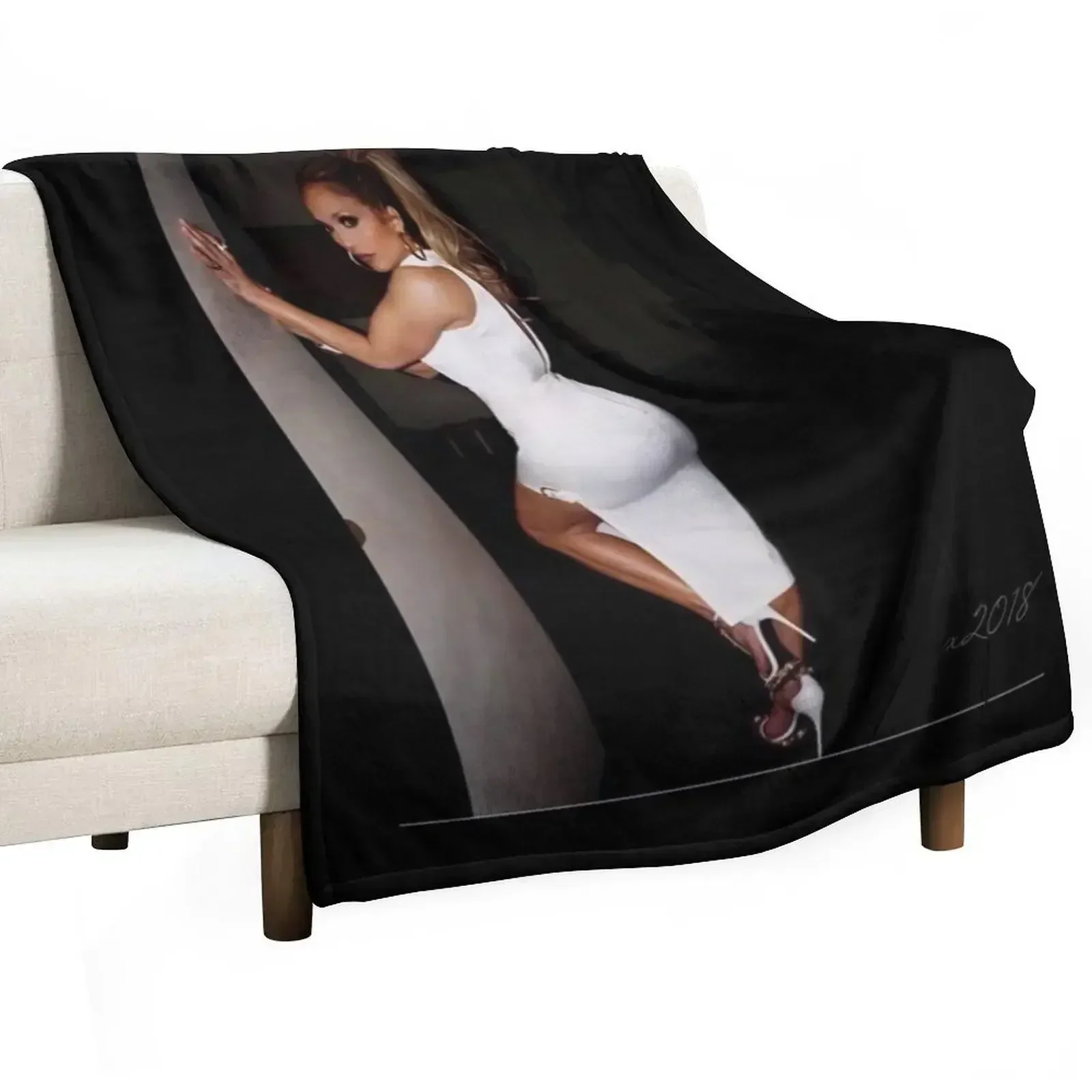 Jennifer Lopez Classic .s Classic . Throw Blanket Furrys Soft Beds Tourist christmas gifts Blankets