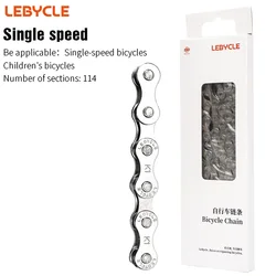 LEBYCLE MTB Road Bicycle Chain Electroplating Rust Prevention Bike Single Speed Chain Bike 7 8 9 10 11 21 24 27 30 Speed Chain