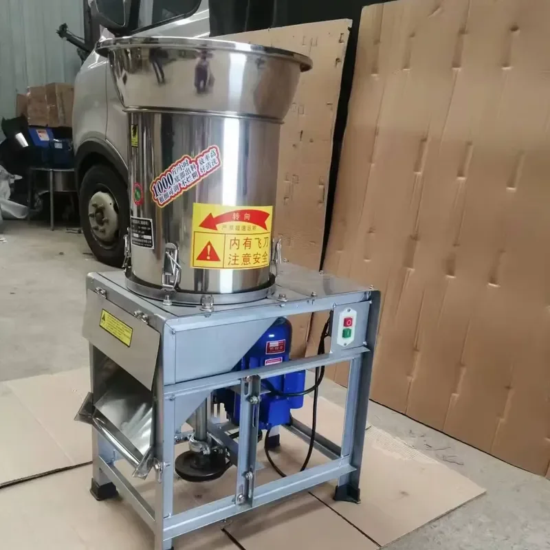 Stainless Steel Automatic Pepper Shredder Multifunctional Vegetable Cutter Ginger Garlic Sauce Maker Wet Chili Grinding