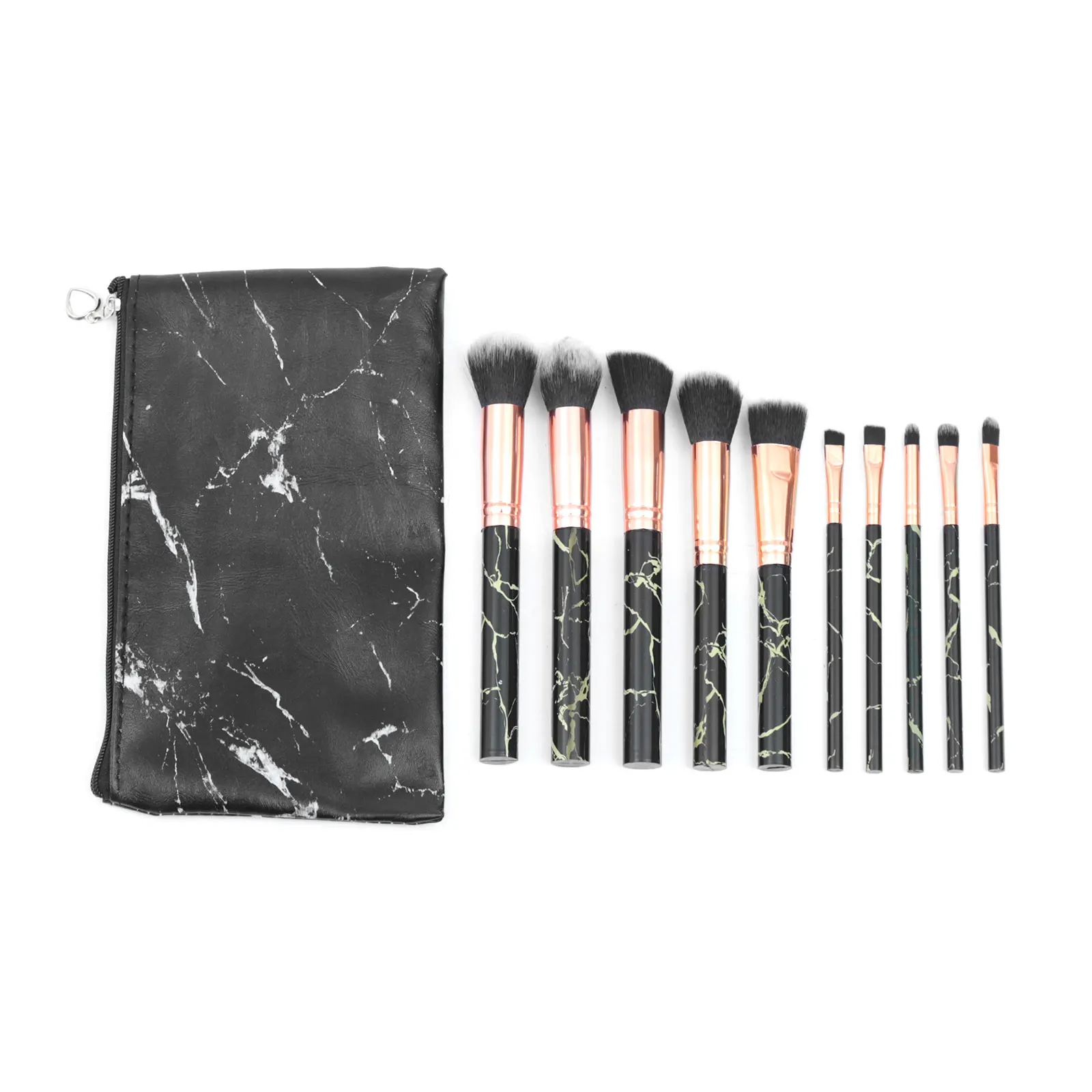 8Pcs High-quality Black Makeup Brushes Set Eye Face Cosmetic Foundation Powder Blush Eyeshadow Make up Brush Beauty Tool