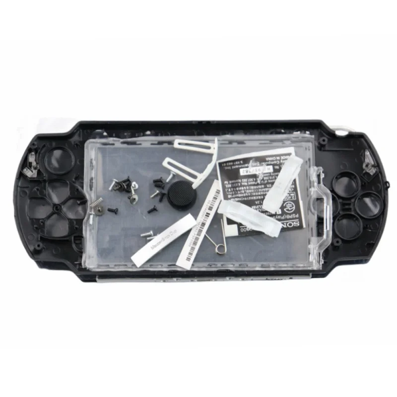 For Sony PSP 2000 2001 2002 2003 2004 Console Full Housing Shell Cover Faceplate Case Replacement Parts with Buttons Screws Set