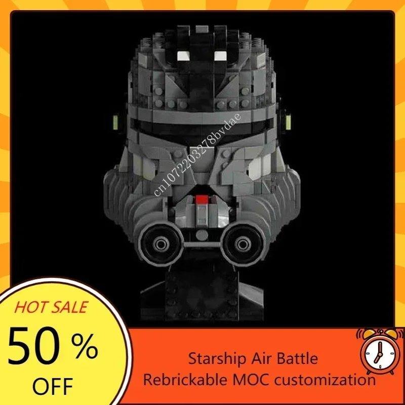 

900PCS Space Clone Army Bad Batch Helmet - ECHO Star Movie Ultimate Collection Building Blocks DIY Model Children birthday toys