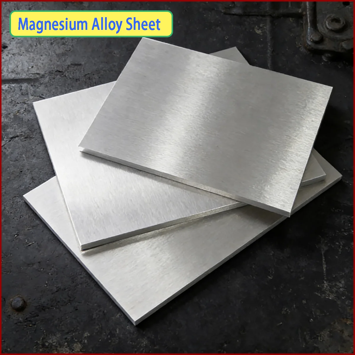 1PCS Magnesium Alloy Sheets - 0.5-12mm Thickness CNC Machinable Magnesium Plates for Mould & Metal Processing