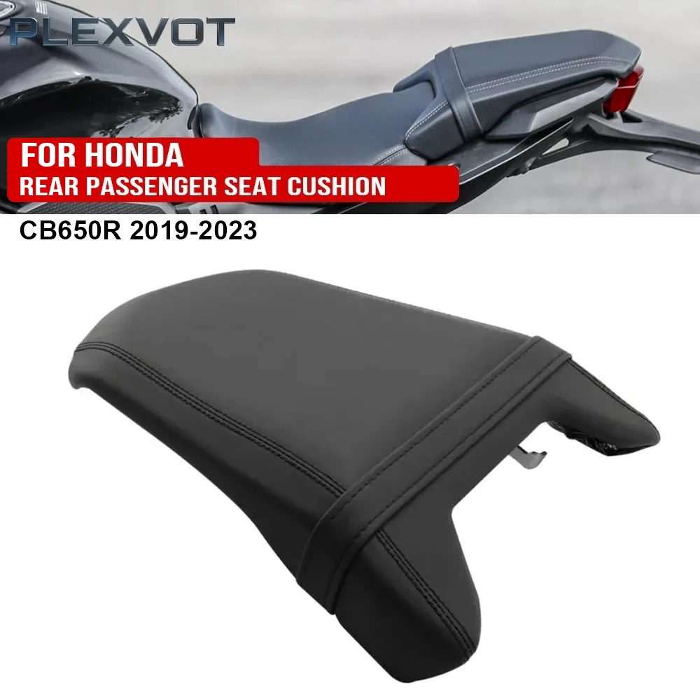 Motorcycle Black Rear Passenger Seat Cushion For Honda CB650R CB 650 R CB 650R 2019-2023 2022 2021 2020