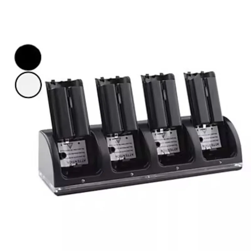 4 Ports Charging Dock Station With 4 Battery Packs