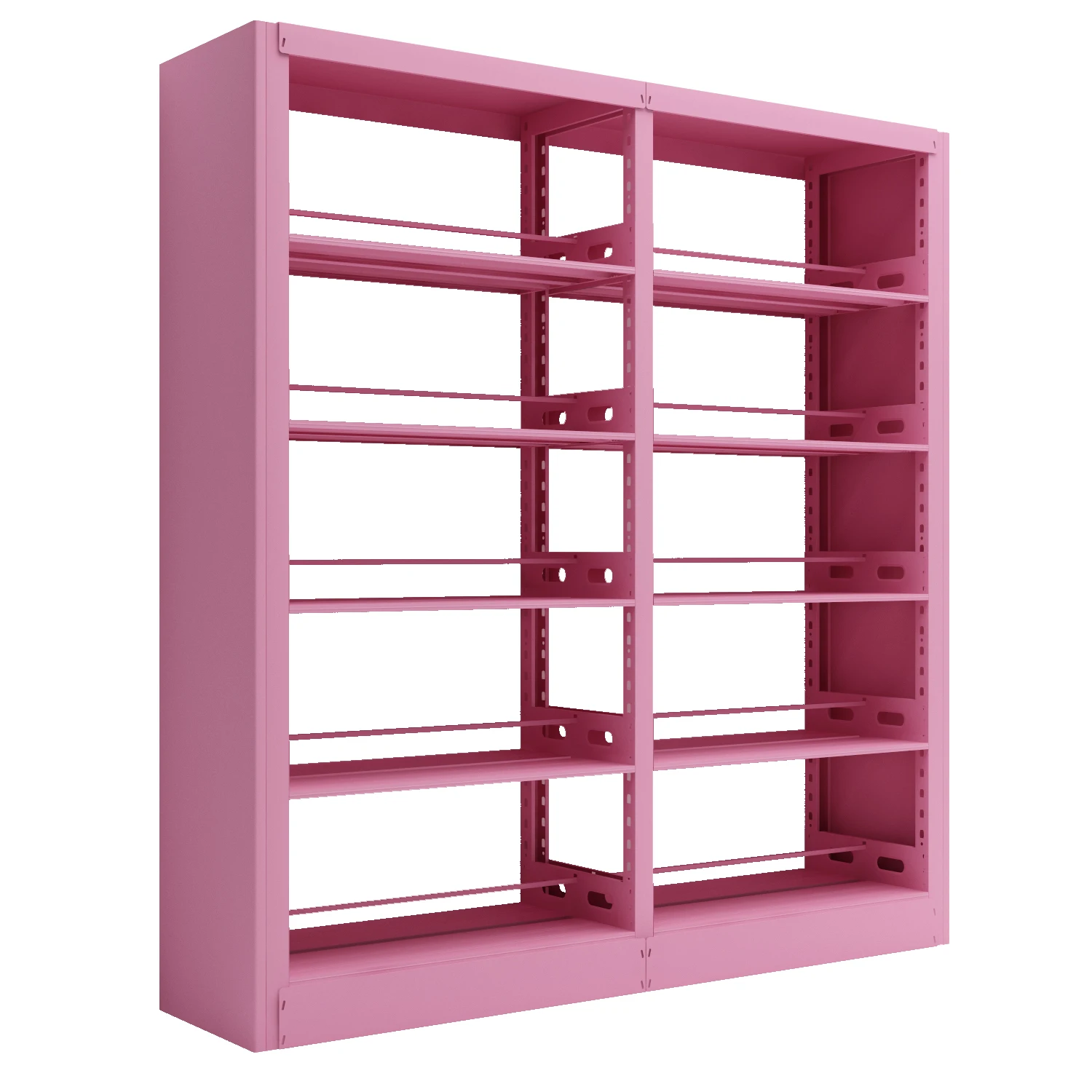Houseuse Steel And Iron Bookshelves, Floor-standing Storage Racks, Simple Design Children's Bookcases, Supermarket Shelves