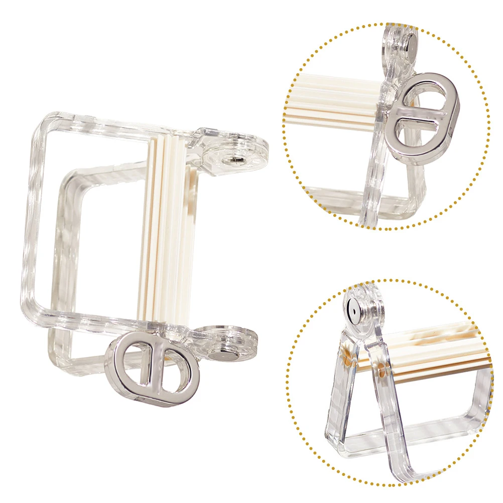 

Toothpaste Squeezer Clip Dispenser Tool Plastic Tube Wringers Key Hand Cream White Manual Firm PET ABS Material Sturdy Long