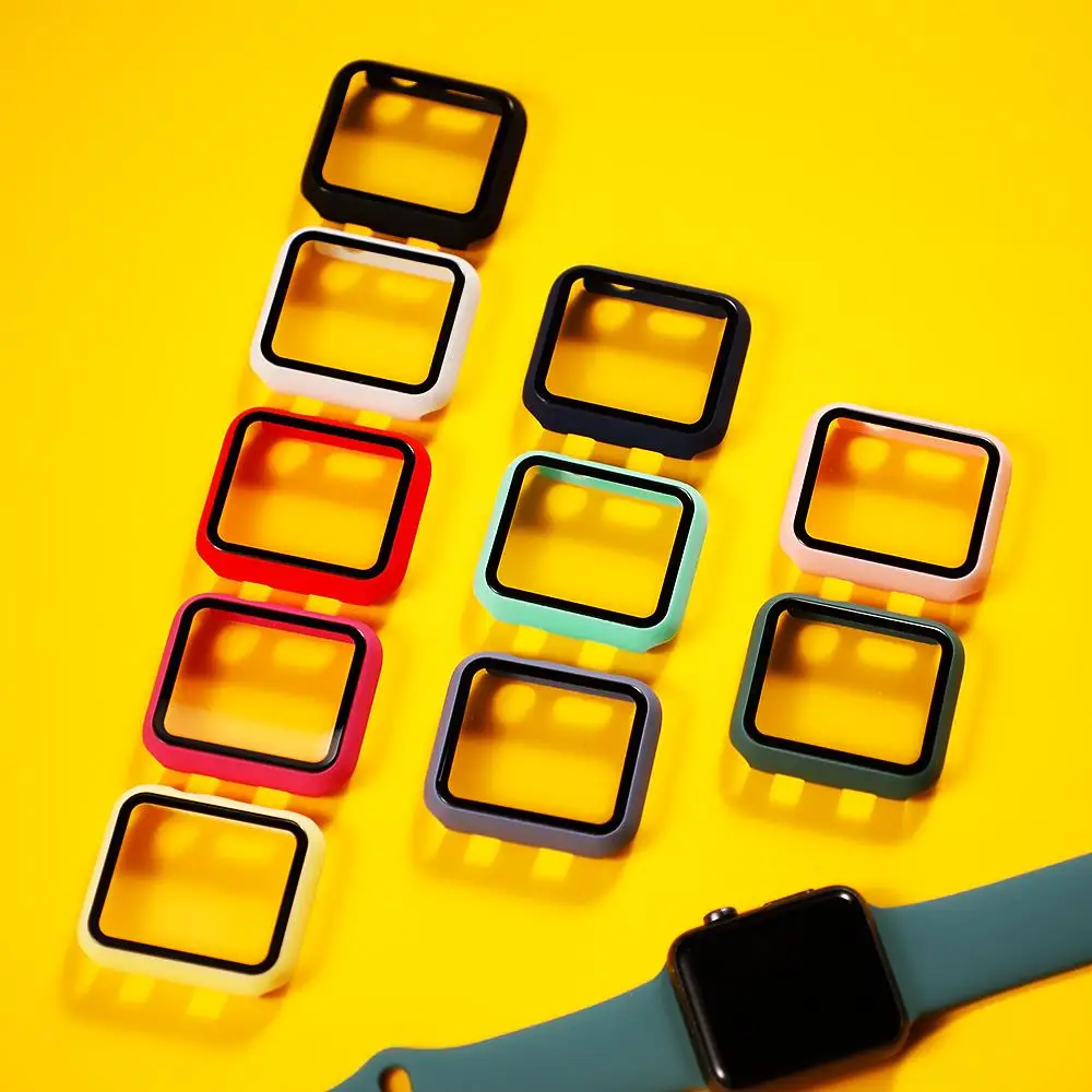 زجاج مقسى + حافظة لساعة أبل الترا 3 2 49 مللي متر 11 10 9 8 7 42 مللي متر 46 مللي متر 45 مللي متر 41 مللي متر غلاف حماية لـ iwatch 6 5 44 مللي متر 40 مللي متر #5