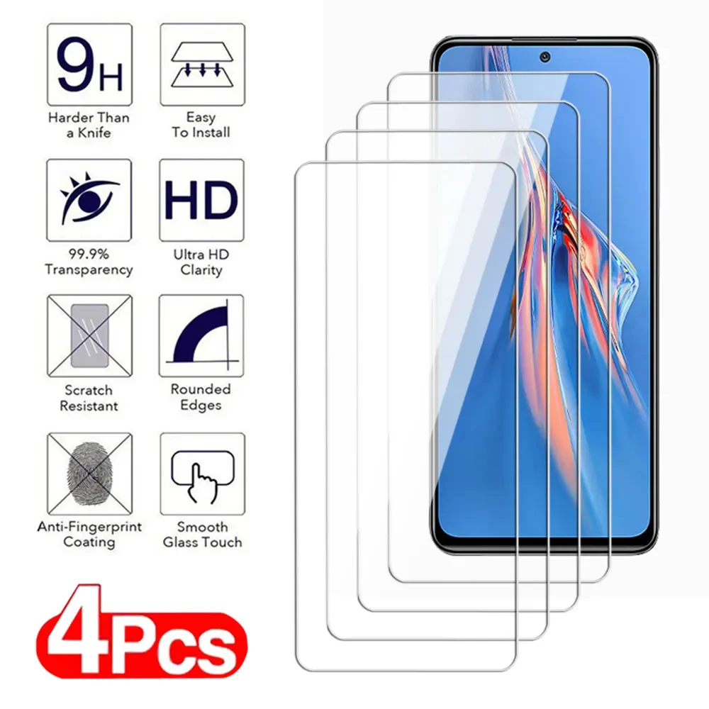 4 stücke Gehärtetem Glas für Xiaomi 13T Pro 12t 11t 10t Pro Displayschutzfolien Schutz Glas xiao mi 13tPro 12tpro 13 12 11 T Film