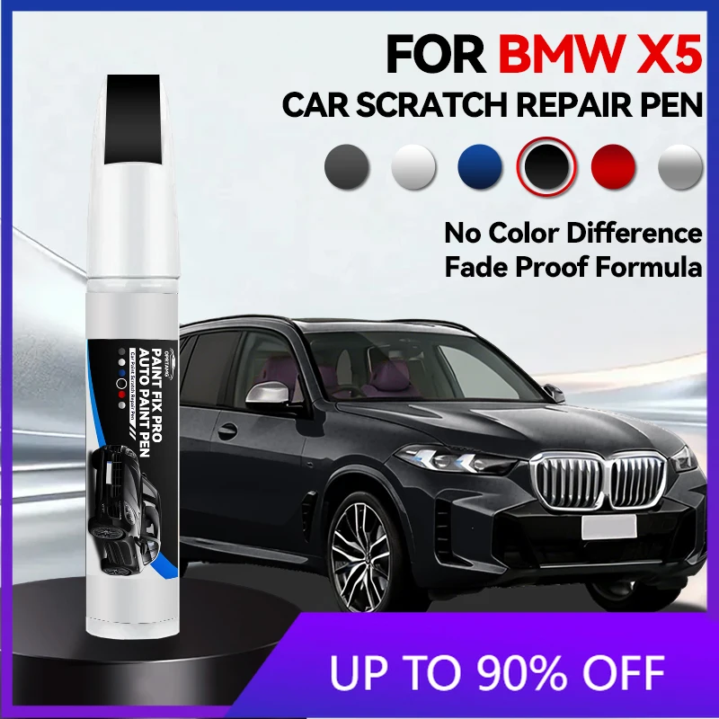 

Карандаш для ремонта автомобильной краски, маркер для устранения царапин на BMW X5 (1999-2025), серый C5A, белый 300, черный 41