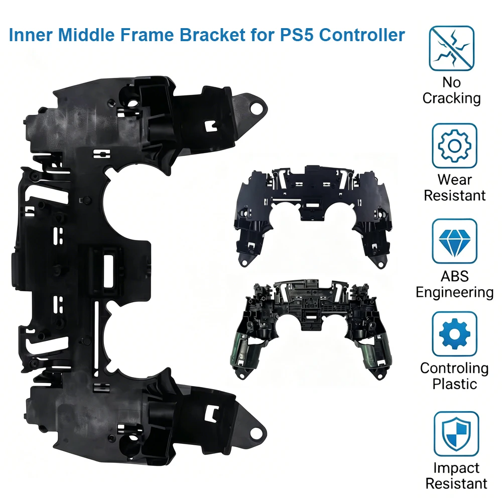 Peças de Reposição para Controle Playstation PS5: Estrutura Interna Central V3 V4, Carcaça Interna do Gamepad, Peças de Reparo