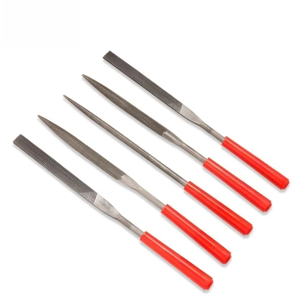 10PCS/Pack: Flat File Steel Aluminum Alloy Deburring DIY Die Grinding Bruise Correction Hand Tools