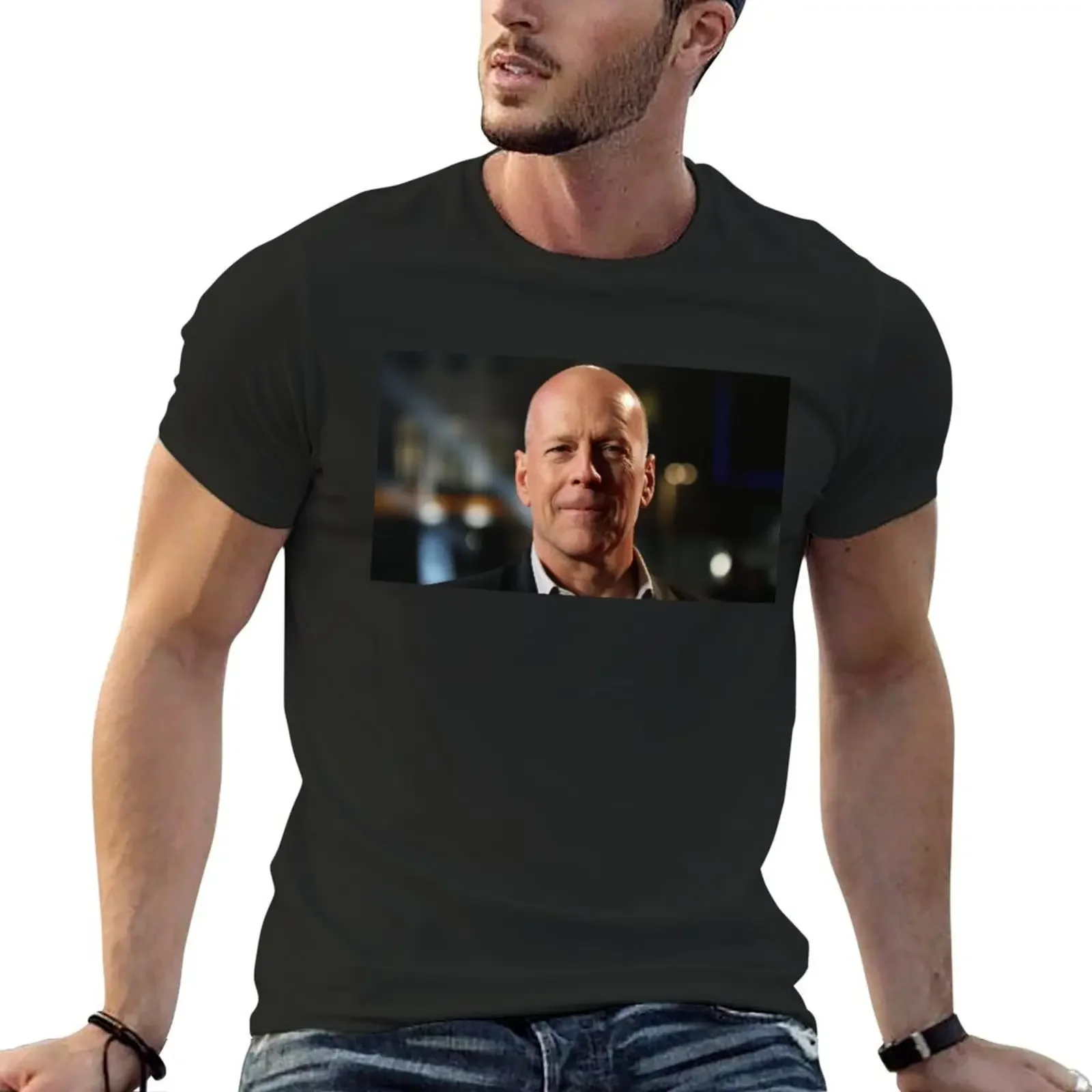 

Bruce Willis T-Shirt plus sizes graphic tee shirt man t shirt heavyweight t shirts for men