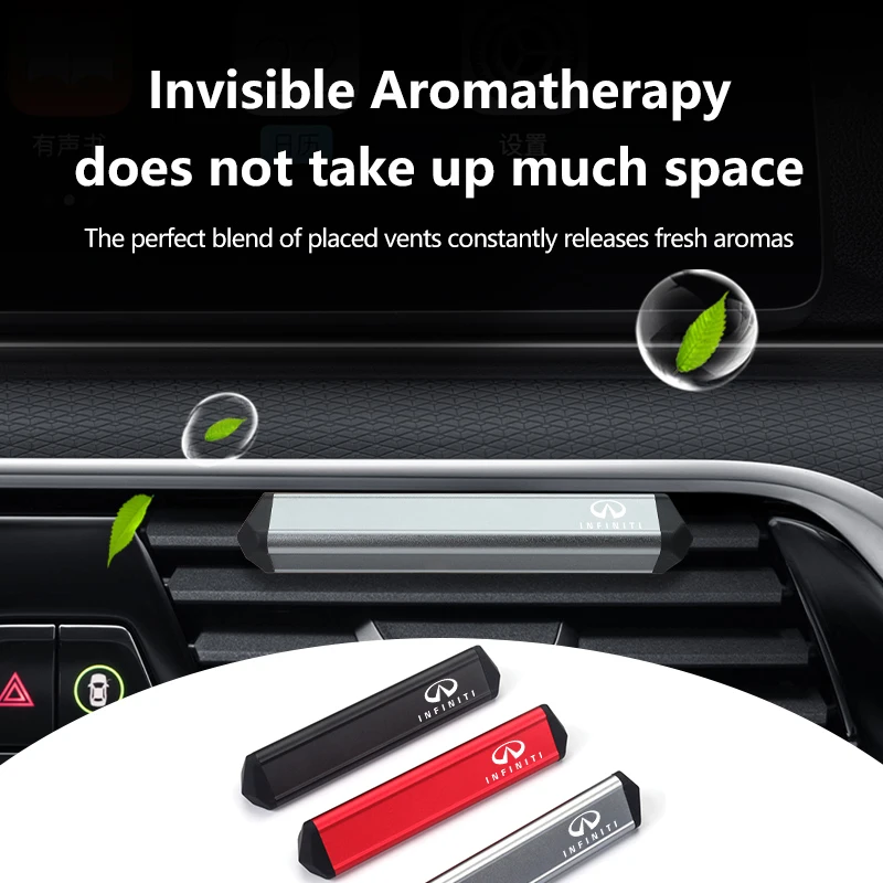 Car Air Freshener Perfume Holder Air Outlet Aromatherapy For Infiniti JX35 G25 G37 FX FX37 FX50 EX35 EX25 EX37 ESQ M25 M35