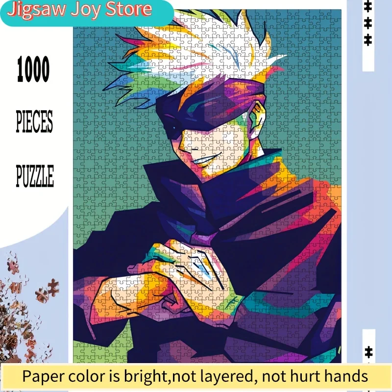 

1 коробка популярных аниме-пазлов 50*70 см/19,7*27,6 дюймов, большой пазл для взрослых, для развлечений и творчества, подходит для домашнего декора