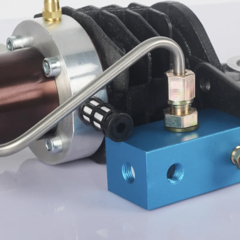 30MPA 4500psi High-Pressure Air Compressor Pump Head Oil-Water Separator Genuine Cylinder Head Parts view 4