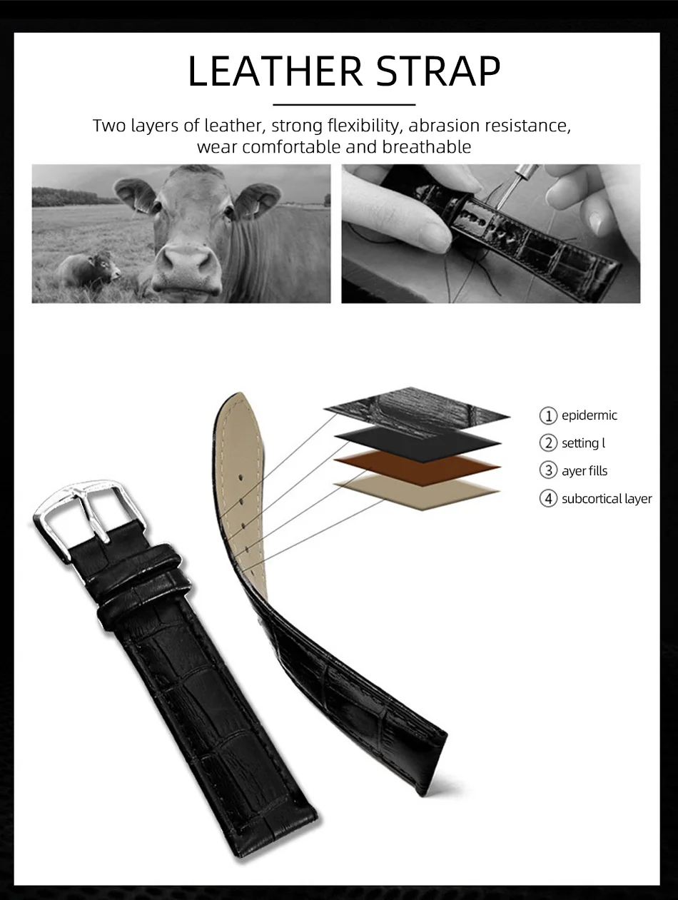CHENXI 6362 Modische Quarzuhren für Herren, Kreatives Rotierendes Zifferblatt, Leuchtend, 30M Wasserdicht, Lässige Herren-Armbanduhr, Reloj Hombre – Detail 12