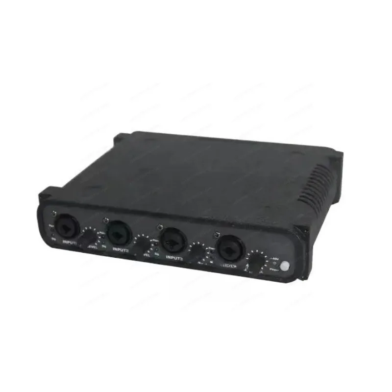 48V Phantom power 4 controles de volume 100M interface BPS sistema de rede de áudio