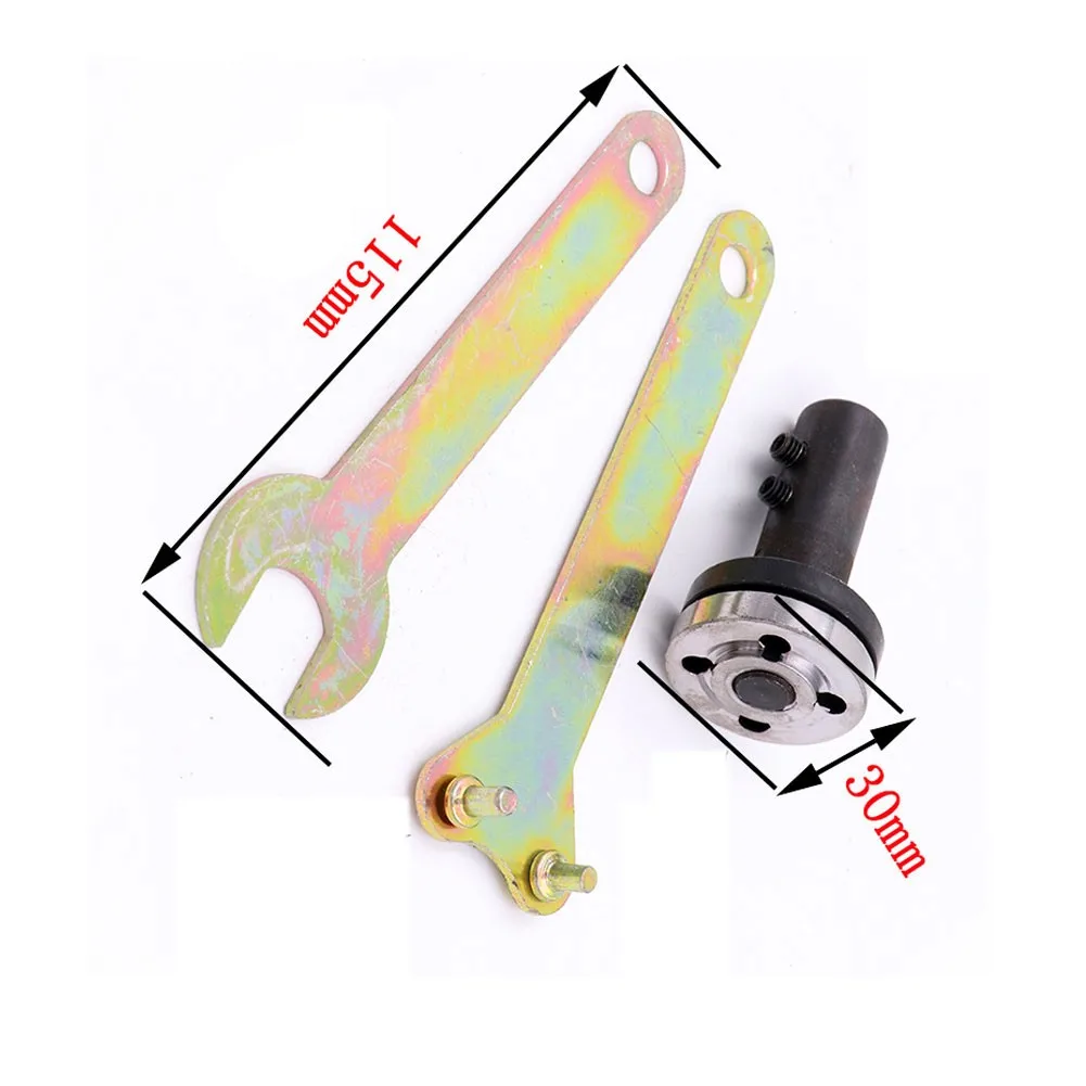 Multi tamanho e multi função broca ângulo moedor mandril adaptador kit titular com chave conjunto m10/16mm buraco 5p