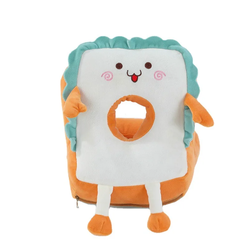 Four seasons universal cartoon double-sided nap pillow classroom artifact office cute expression ice silk breathable nap pillow