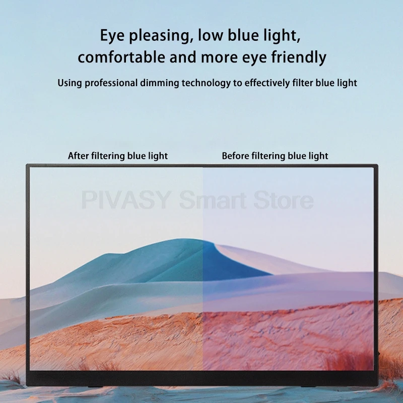 15.6 인치 IPS 휴대용 모니터 1080P PC 보조 화면 PS5 스위치 호스트 외부 확장 화면 100% SRGB 60Hz 새로 고침 속도