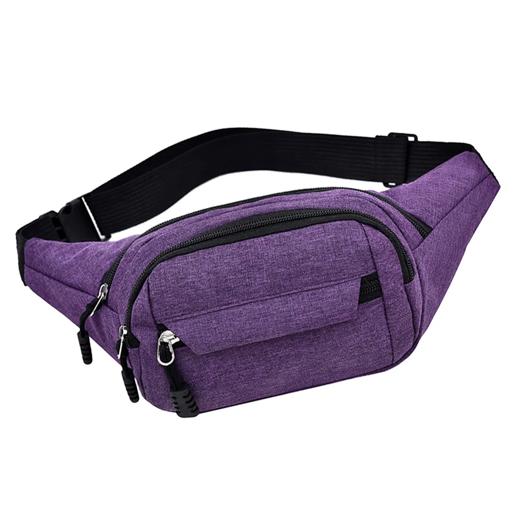 Sports Waist Bag Running Belt Fanny Pack Adjustable Large Capacity Premium Material Phone Key Storage Outdoor Jogging