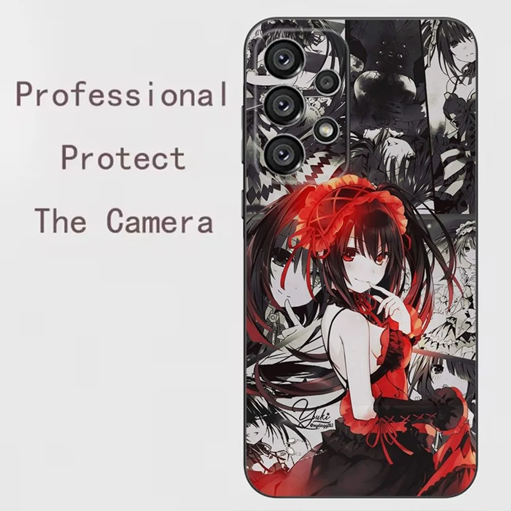 Tokisaki Kurumi Date a live Phone Case For Samsung Galaxy A13,A21s,A22,A31,A32,A52,A53,A71,A80,A91 Soft Black Shell