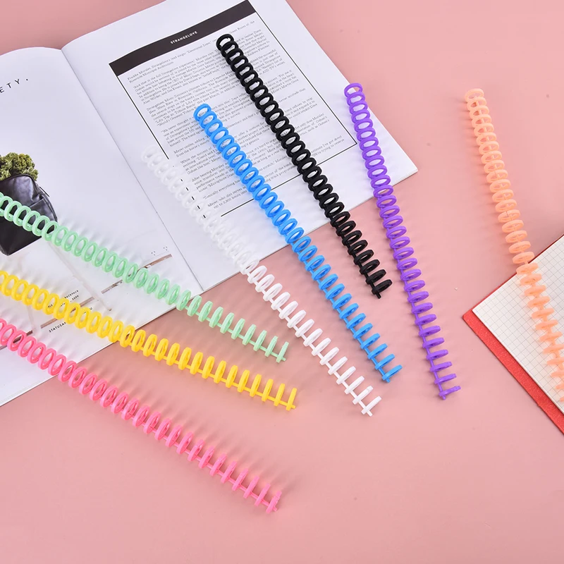 

10Pcs 30 Holes Circles Ring Loose-leaf Paper Book Scrapbook Album Binder Spiral A4 Notebook Binding Clips Student Stationary