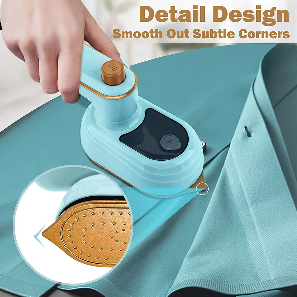 【Nouveau】 Mini fer à vapeur portatif pour vêtements, fer à vapeur portatif pour la maison et les voyages pour le repassage des vêtements, Machine à repasser humide et sec