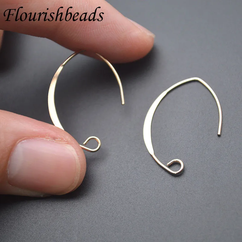 10pcs/lot Gold Filled Jewelry Findings Big Ear Wire Earring Hooks for Women DIY Earrings Making