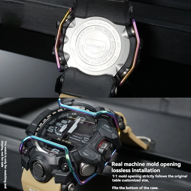 Для Casio стальной бампер для часов Big Mud King GWG-1000 Small Mud King GG-1000 GWG100 металлический защитный бампер с защитой от столкновений