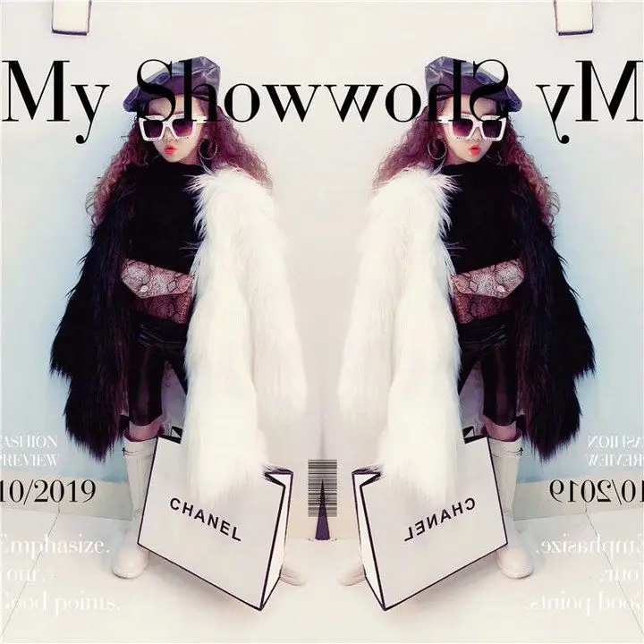 Children Imitation Fur Autumn Winter Coat Long Baby Fur Trendy Fox Fur Fashion Patchwork Top Girls Warm Coat 2025 New