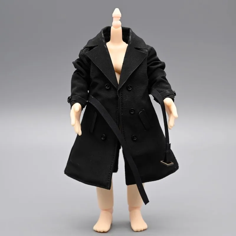 

1/12 Soldier Clothing Accessories Long Windbreaker Coat High Quality Model Toy For 6'' Action Figure Body In Stock