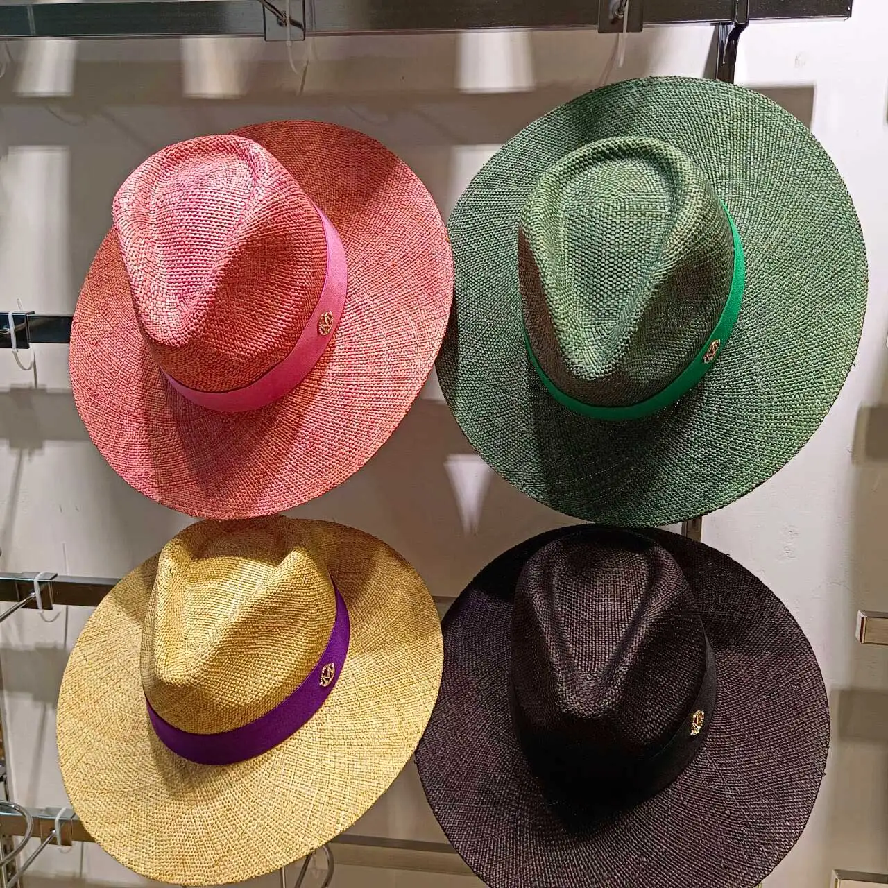 Summer straw hat 2025 new treasure grass material jazz ladies straw hat outdoor travel beach sun hat sombreros para el sol