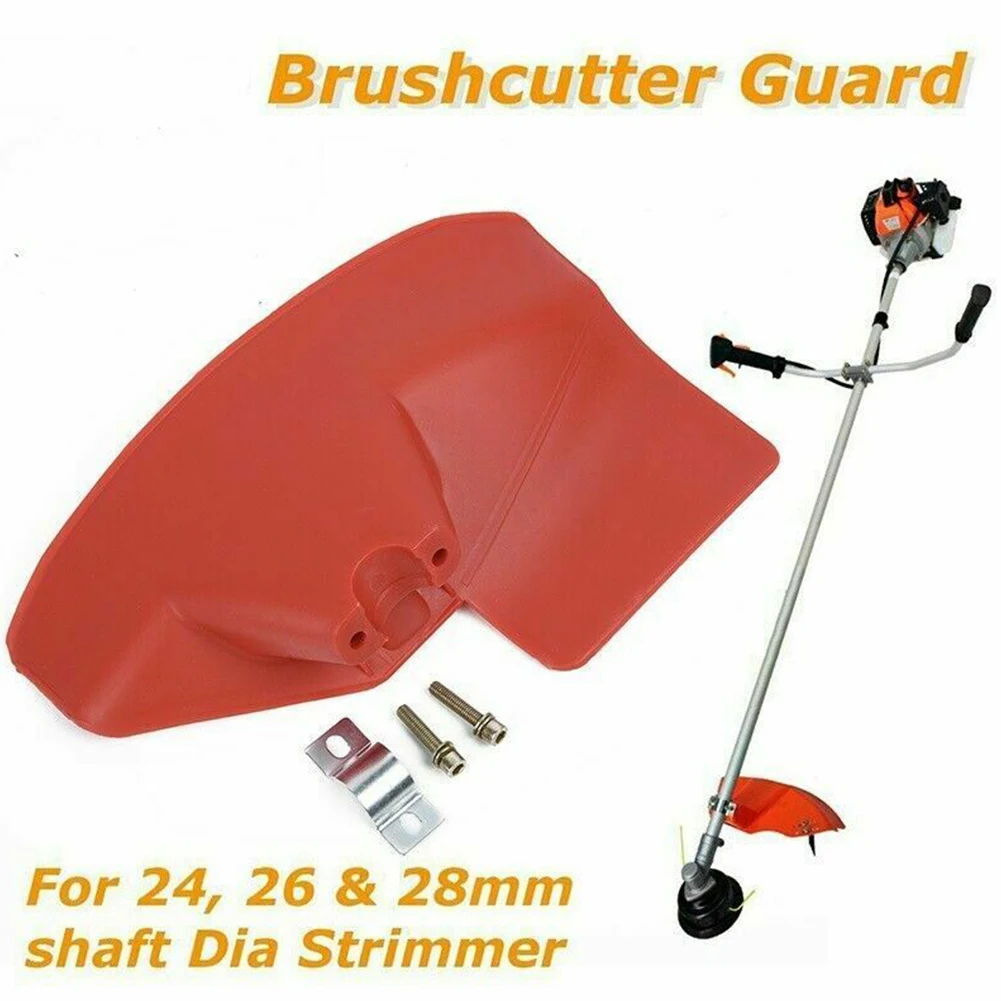 

Universal Garden Trimmer Guard Shield Brushcutter Guard With Clamp Plate Trimmer Brush Cutter Protection Cover Lawn Mower Parts