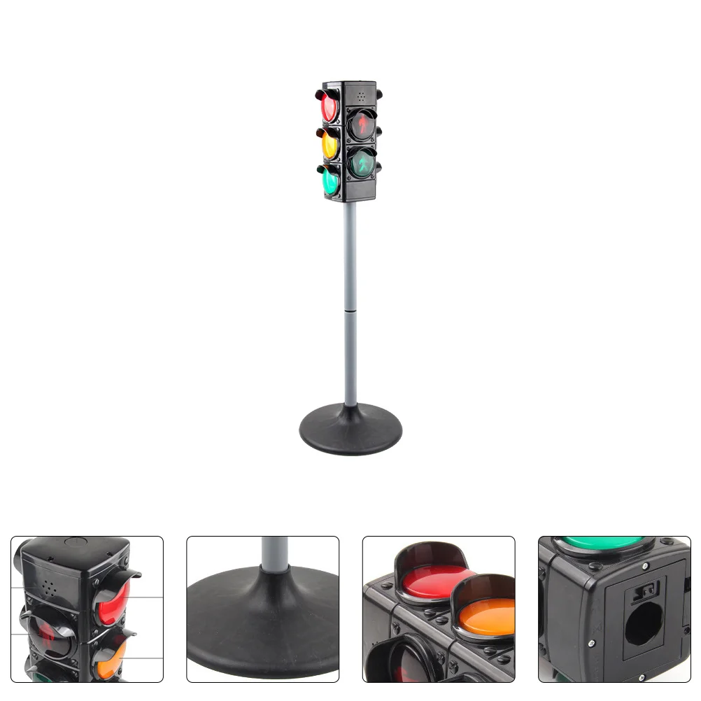 Simulated Traffic Light Signal Toy Childrens Toys Pretend Unique Educational Plastic Model Wooden