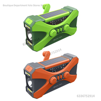 Portable 10000mAh charger High Capacity Emergency Radio Solar Hand Crank LED Flashlight/Reading Light/SOS Alarm Survival Tool