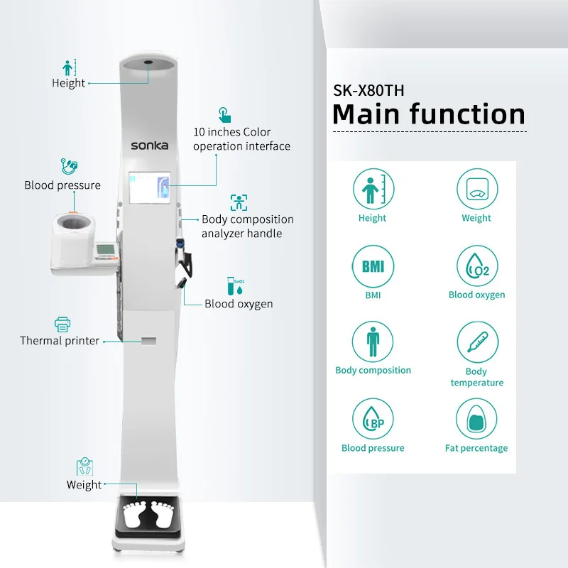 Body  Scale Weight  Bmi Analyzer Hospital  Pressure Kiosk