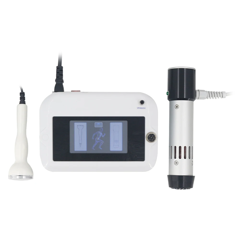 300MJ mesin terapi ultrasonik Shockwave fisioterapi, mesin pemijat gelombang kejut 18HZ untuk perawatan ED pereda nyeri punggung relaksasi