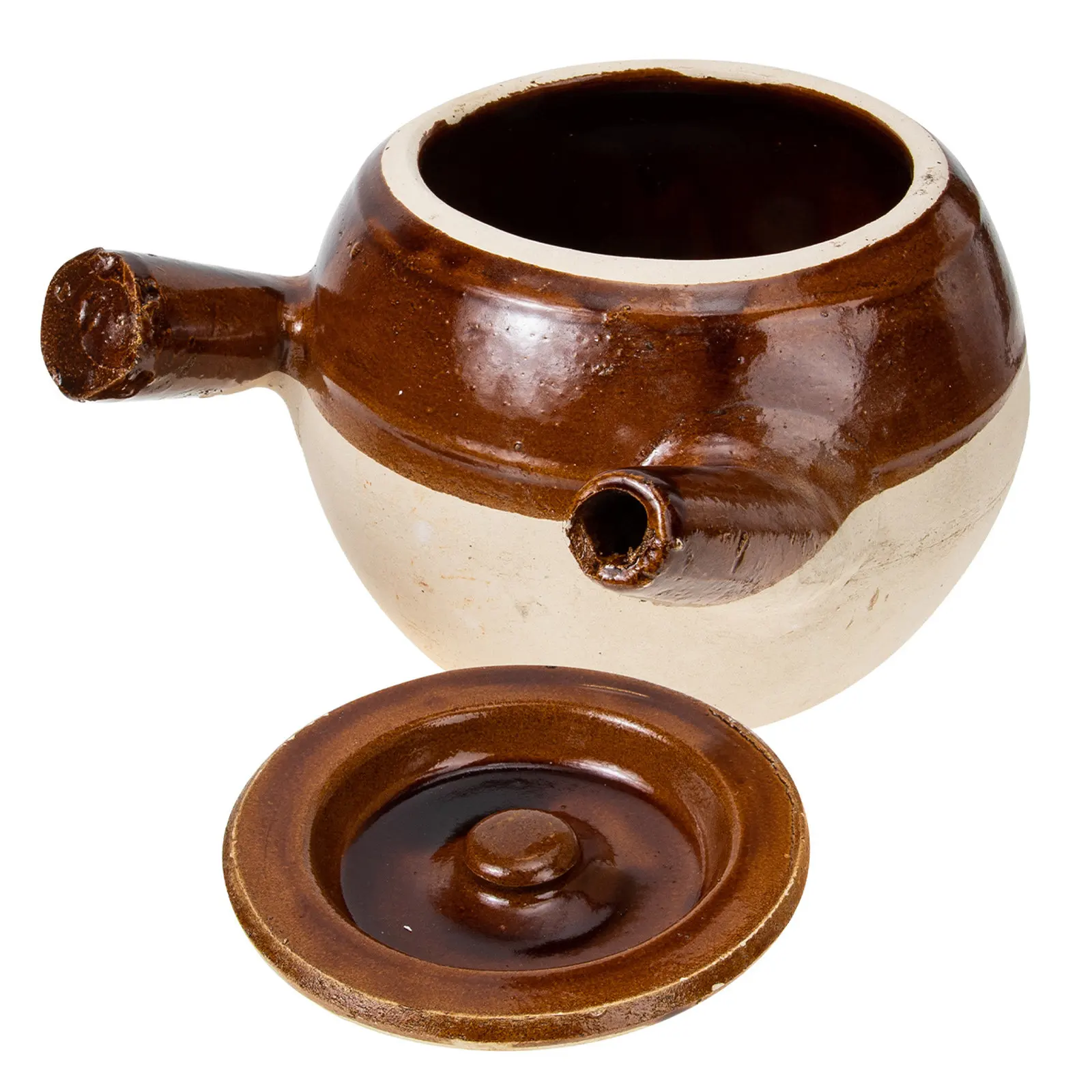 

Home Chinese Medicine Cooker Clay Pot for Cooking Traditional Stew Casserole Smooth Non Sticky Surface Humanized Handle Gas