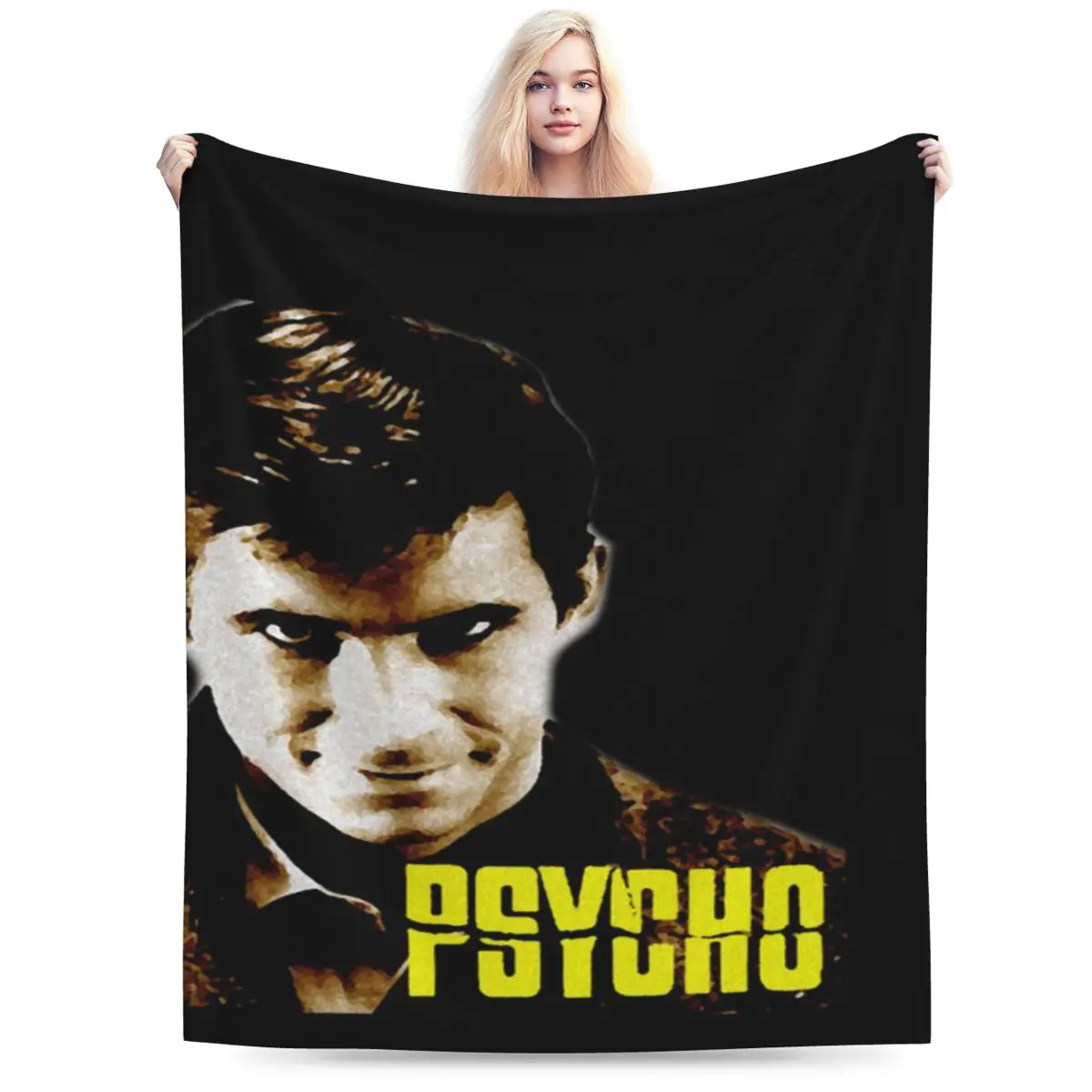 Psycho- Norman Bates Una manta de micropolar ultrasuave