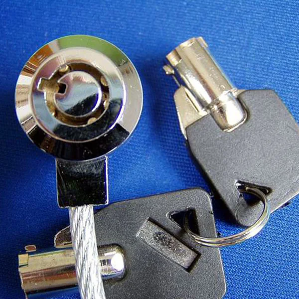 

Laptop Anti Theft Lock High Quality Alloy Cable Security For Notebook Computer Black Compatible With Lock Slot