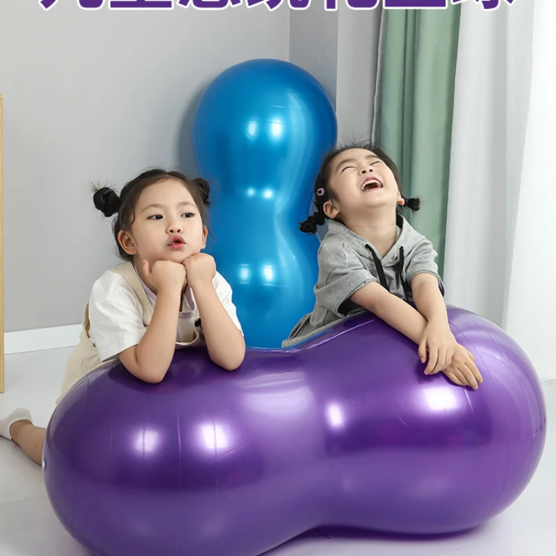 Peanut Children's Sensory Integration Training Equipment Baby Special Dragon Balance Fitness Massage Yoga Ball