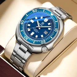 QINGXIYA Brand Sports Dig Dial Quartz Watch for Men Luxury Stainless Steel Waterproof HD Luminous Calendar Fashion Mens Watches